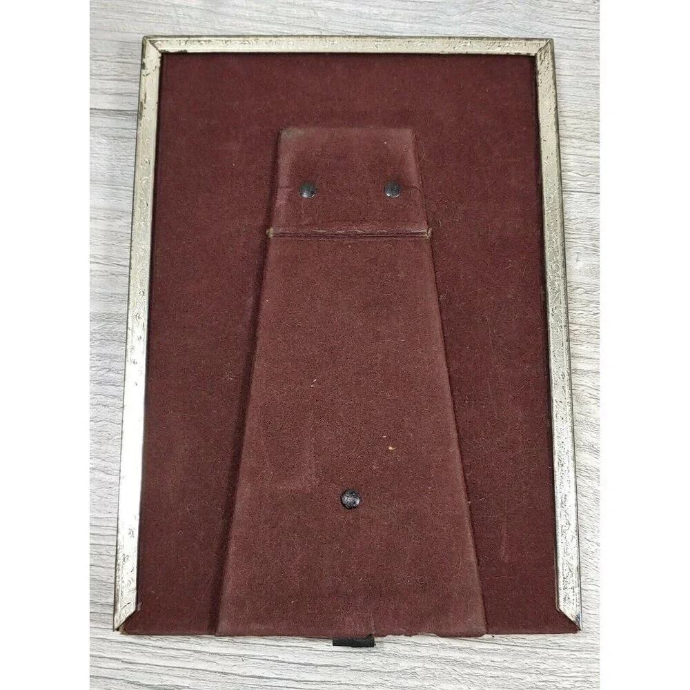VTG Reliance Industries 411 Beige Free Standing Hanging Art Deco Picture Frame